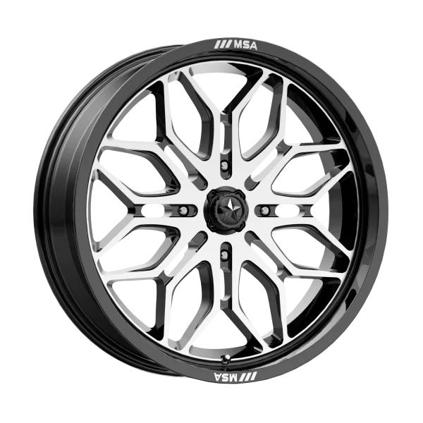 MSA Offroad Wheels – M47 SNIPER – Black – 18″x7″ 10mm – Summer Wheels – MA047BD18704810