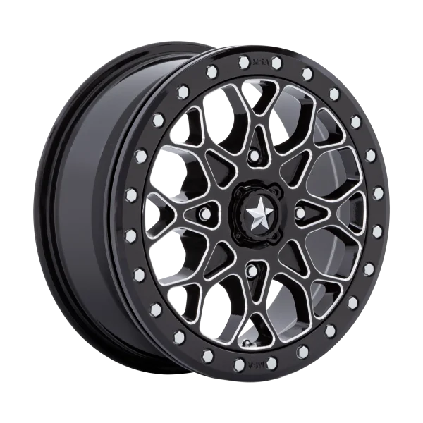 MSA Offroad Wheels – M48 PORTAL BEADLOCK – Black – 15″x6″ 38mm – Summer Wheels – MA048BE15604838