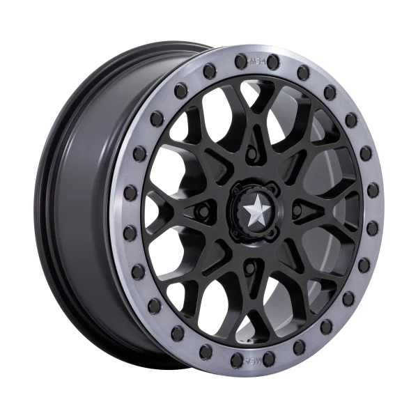 MSA Offroad Wheels – M48 PORTAL BEADLOCK – Black – 15″x6″ 38mm – Summer Wheels – MA048MT15604038