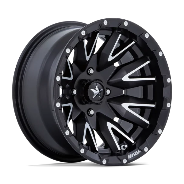 MSA Offroad Wheels – M49 CREED – Black – 14″x7″ -47mm – Summer Wheels – MA049MD14704047N