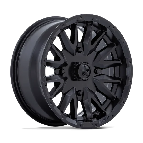 MSA Offroad Wheels – M49 CREED – Black – 24″x7″ 0mm – All weather Wheels – MA049MX24704800