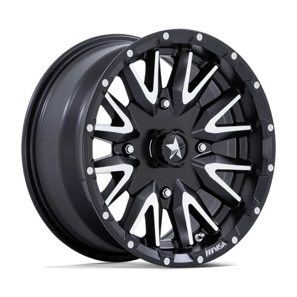 MSA Offroad Wheels – M49 CREED – Black – 24″x7″ 0mm – Summer Wheels – MA049MD24704400