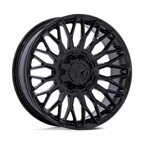 MSA Offroad Wheels – M50 CLUBBER – Black – 14″x7″ 10mm – All weather Wheels – MA050BX14704A10