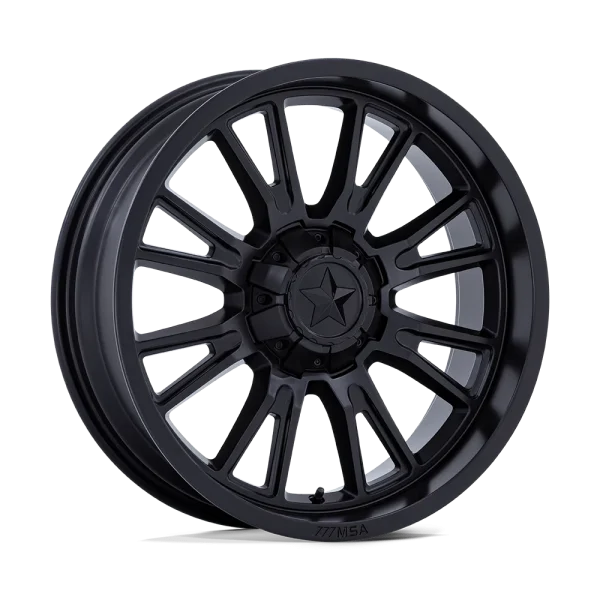 MSA Offroad Wheels – M51 THUNDERLIPS – Black – 15″x7″ 10mm – All weather Wheels – MA051MX15701210