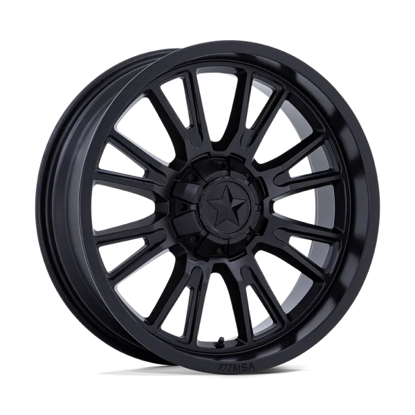 MSA Offroad Wheels – M51 THUNDERLIPS – Black – 14″x7″ 10mm – All weather Wheels – MA051MX14704A10