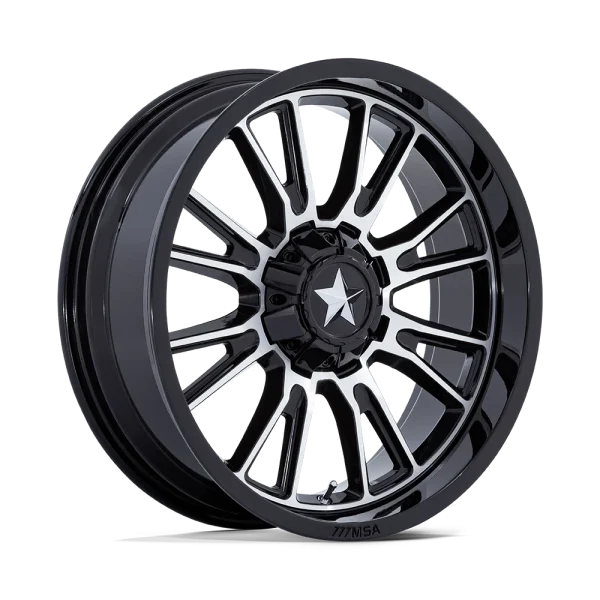 MSA Offroad Wheels – M51 THUNDERLIPS – Black – 15″x7″ 10mm – Summer Wheels – MA051BD15701210