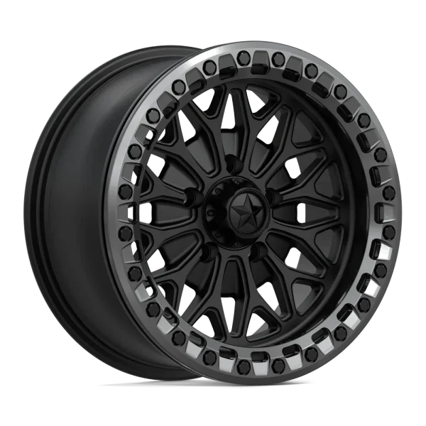 MSA Offroad Wheels – MA53 BOLO UTV BEADLOCK – Black – 15″x7″ 10mm – All weather Wheels – MA053MA15701210