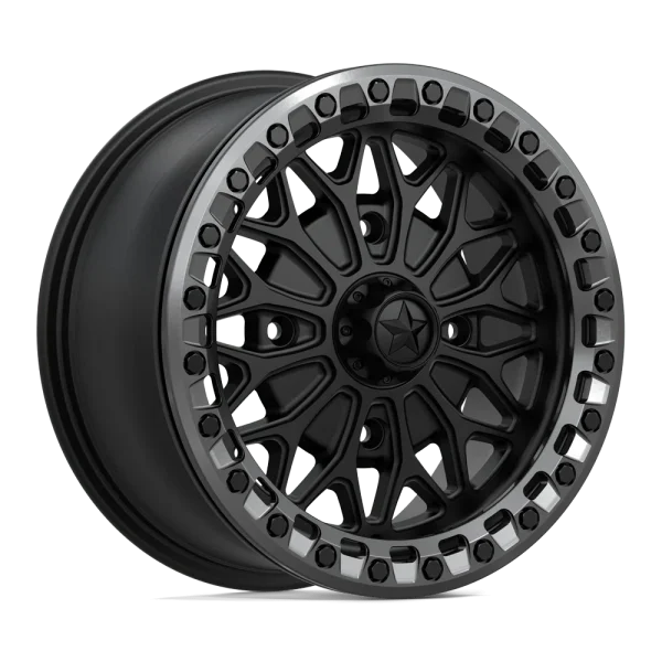 MSA Offroad Wheels – MA53 BOLO UTV BEADLOCK – Black – 15″x7″ 38mm – All weather Wheels – MA053MA15704038