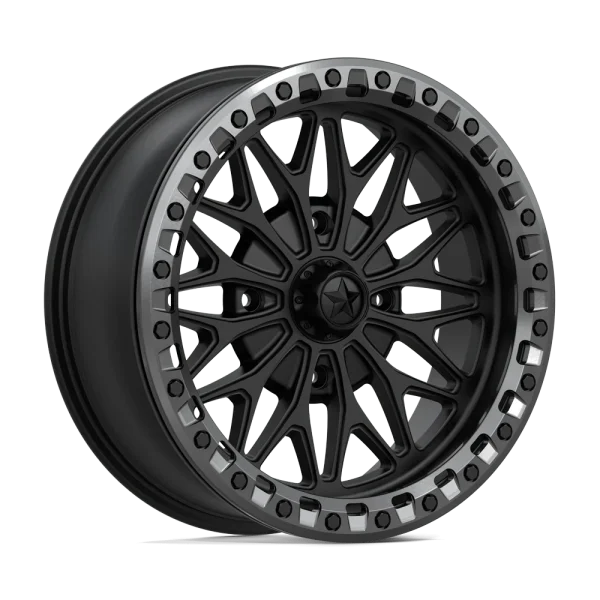 MSA Offroad Wheels – MA53 BOLO UTV BEADLOCK – Black – 18″x7″ 10mm – All weather Wheels – MA053MA18704810
