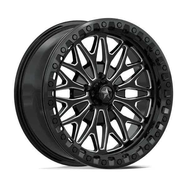 MSA Offroad Wheels – MA53 BOLO UTV BEADLOCK – Black – 18″x7″ 10mm – Summer Wheels – MA053BE18701210