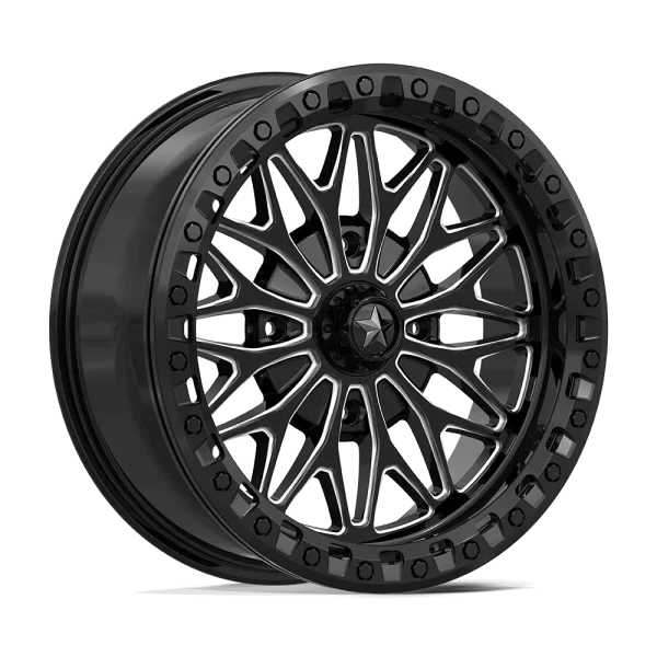MSA Offroad Wheels – MA53 BOLO UTV BEADLOCK – Black – 18″x7″ 10mm – Summer Wheels – MA053BE18704810