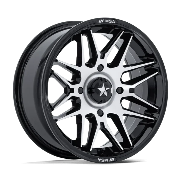 MSA Offroad Wheels – RADAR – Black – 14″x7″ 10mm – Summer Wheels – MA052BD14704410