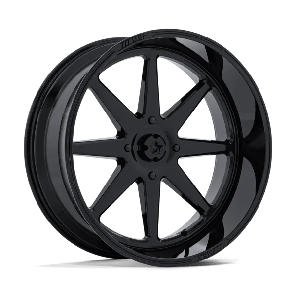 MSA Offroad Wheels – SPARK – Black – 24″x10″ -25mm – All weather Wheels – MA054BX24104825N