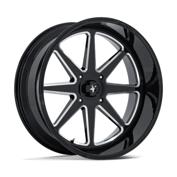 MSA Offroad Wheels – SPARK – Black – 24″x10″ -25mm – Summer Wheels – MA054BE24104825N