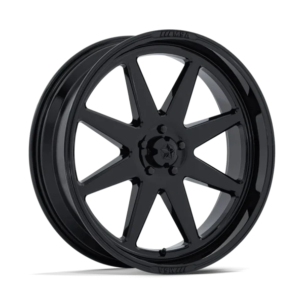 MSA Offroad Wheels – SPARK – Black – 22″x7″ 0mm – All weather Wheels – MA054BX22701200