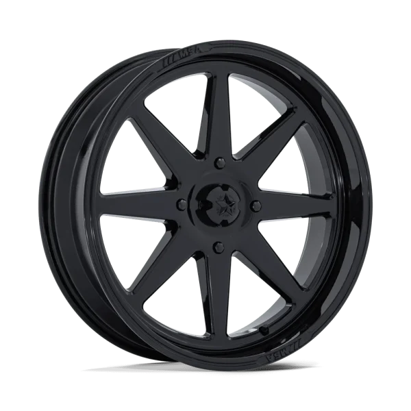 MSA Offroad Wheels – M54 SPARK UTV – Black – 14″x7″ -47mm – All weather Wheels – MA054BX14704847N