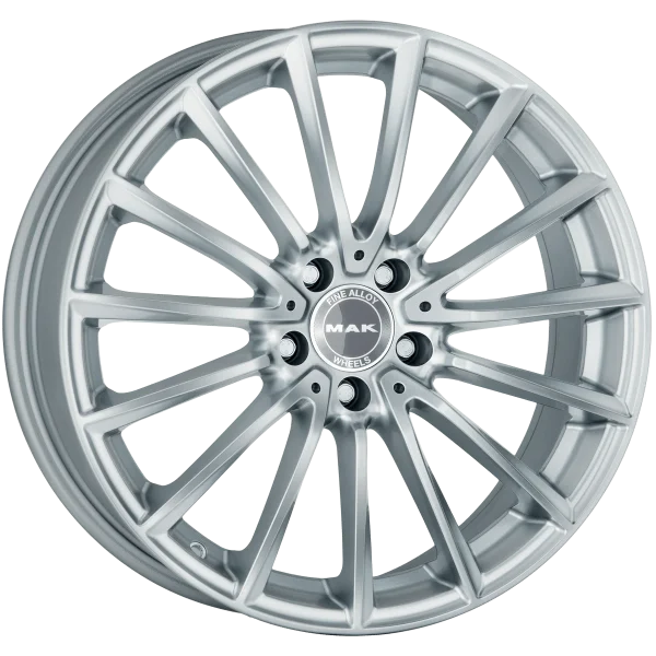 Mak Wheels – KOMET – Silver – 17″x7.5″ 40mm – All weather Wheels – F7570KMSI40WS2X