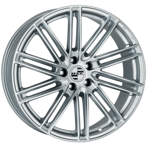 Mak Wheels – LEIPZIG-D – Silver – 20″x10.5″ 55mm – All weather Wheels – F0520LZSI55KY4