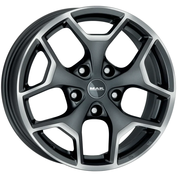 Mak Wheels – LIBERTY – Gunmetal – 17″x7.5″ 39mm – Summer Wheels – F7570LBQM39G