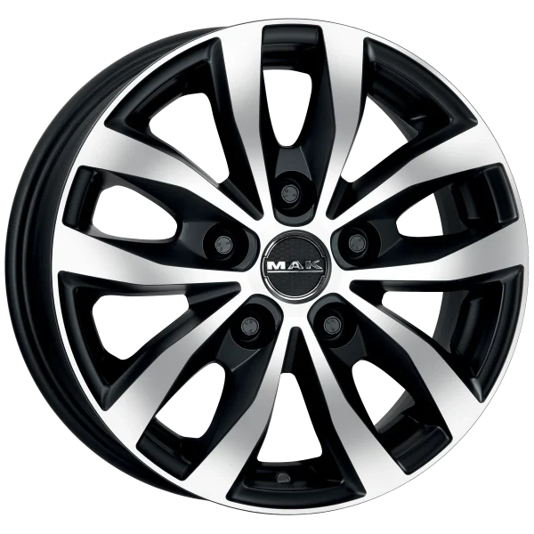 Mak Wheels – LOAD 5 3 – Black – 15″x6.5″ 52mm – Summer Wheels – F65505L3IB52TG