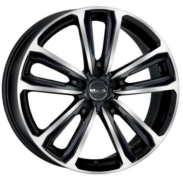 Mak Wheels – MAGMA – Black – 15″x6″ 25mm – Summer Wheels – F6050MMBM25EEG