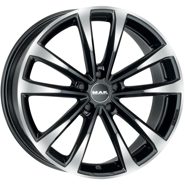 Mak Wheels – MAIN – Black – 16″x6.5″ 33mm – Summer Wheels – F6560MNBM33VW1X