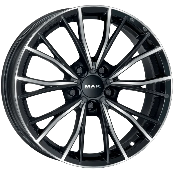 Mak Wheels – MARK – Black – 17″x7.5″ 43mm – Summer Wheels – F7570MKBM43I5BX
