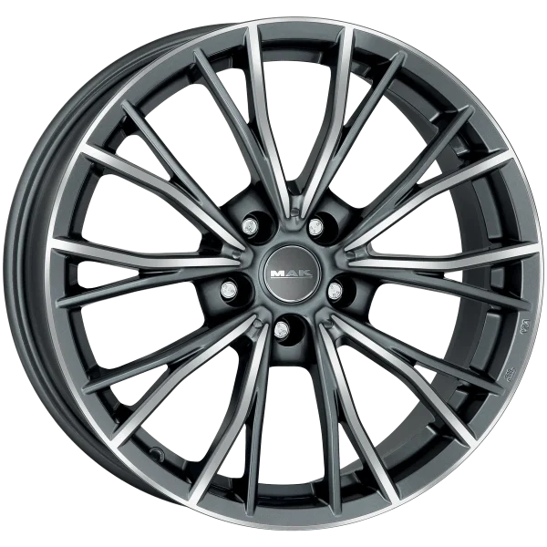 Mak Wheels – MARK – Gunmetal – 17″x7.5″ 34mm – Summer Wheels – F7570MKQM34IBX
