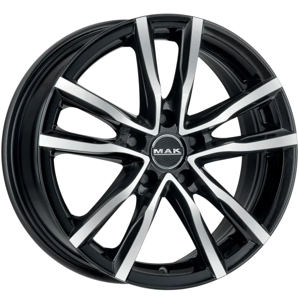 Mak Wheels – MILANO – Black – 16″x6.5″ 35mm – Summer Wheels – F6560MIBM35LG