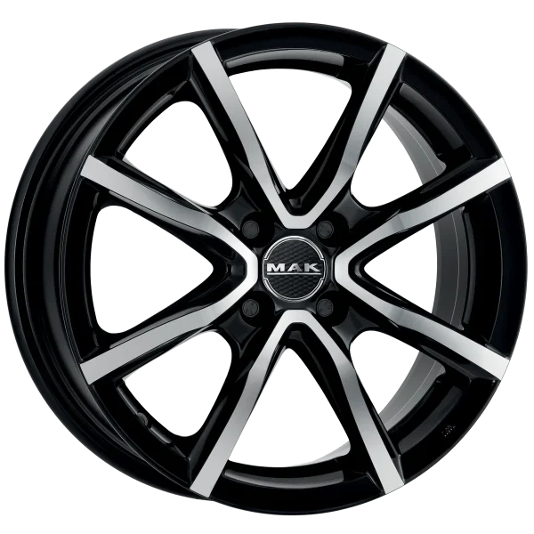 Mak Wheels – MILANO4 – Black – 15″x5.5″ 42mm – Summer Wheels – F55504MBM42CH3Y