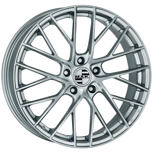 Mak Wheels – MONACO – Silver – 19″x8.5″ 39mm – All weather Wheels – F8590MFSI39WS2X