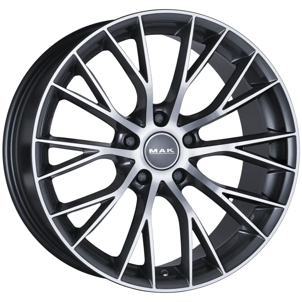 Mak Wheels – MUNCHEN – Gunmetal – 18″x8″ 20mm – Summer Wheels – F8080MUQM20NB