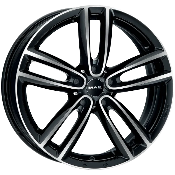 Mak Wheels – OXFORD – Black – 16″x6.5″ 46mm – Summer Wheels – F6560OFBM46I3BX
