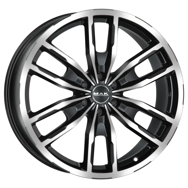 Mak Wheels – PEAK – Black – 17″x7.5″ 25mm – Summer Wheels – F7570PXBM25VT2
