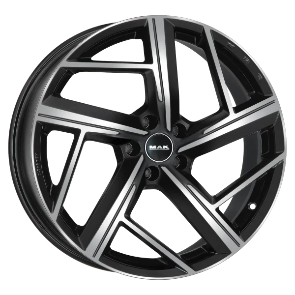 Mak Wheels – QVATTRO – Black – 19″x8.5″ 20mm – Summer Wheels – F8590QVBM20WSX