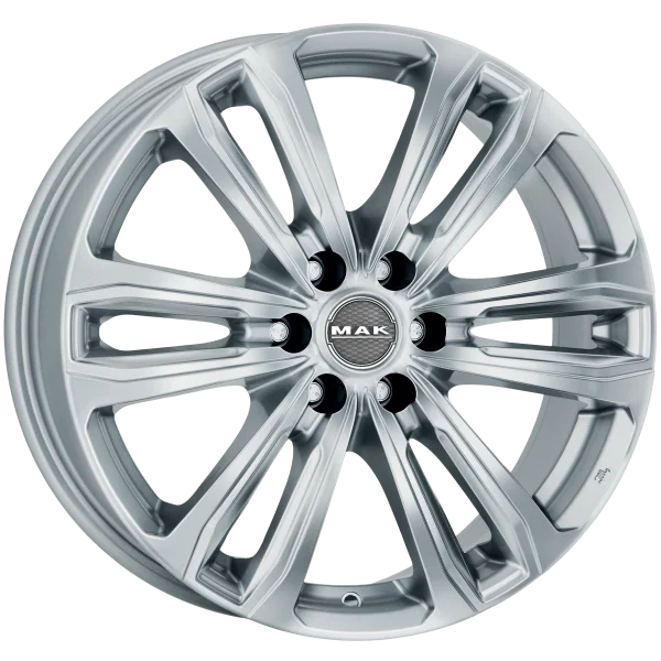 Mak Wheels – SAFARI6 – Silver – 17″x7.5″ 30mm – All weather Wheels – F7570AF6SI30ZN3