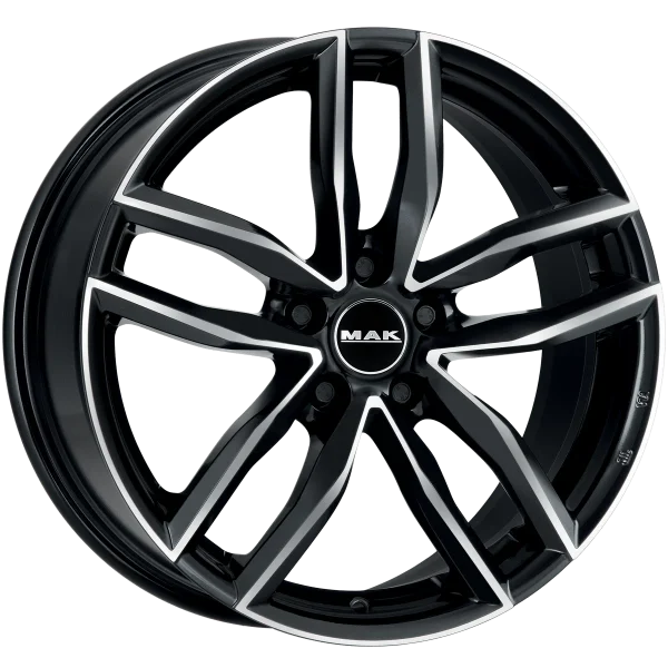 Mak Wheels – SARTHE – Black – 18″x8″ 28mm – Summer Wheels – F8080RHBM28WSX