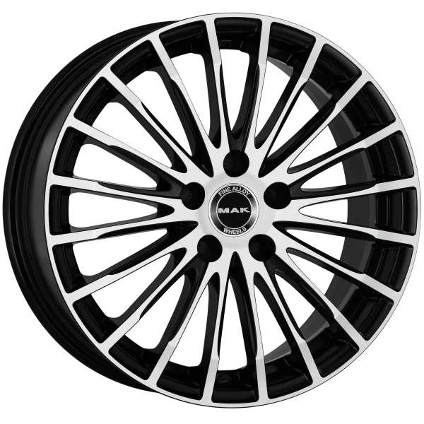 Mak Wheels – STARLIGHT – Black – 17″x7.5″ 30mm – Summer Wheels – F7570FAIB30WSX