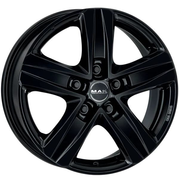 Mak Wheels – STONE5 3 – Black – 15″x6″ 0mm – All weather Wheels – F60505T3GB00AJ