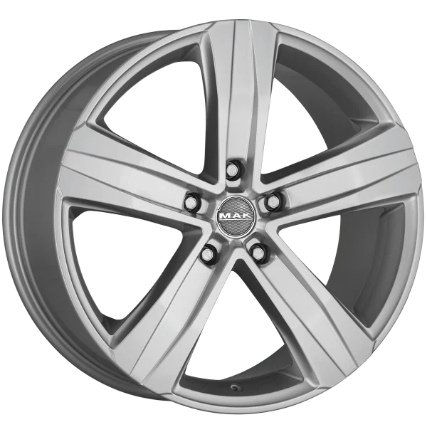 Mak Wheels – STONE5 3 – Silver – 15″x6.5″ 52mm – All weather Wheels – F65505T3SI52TG