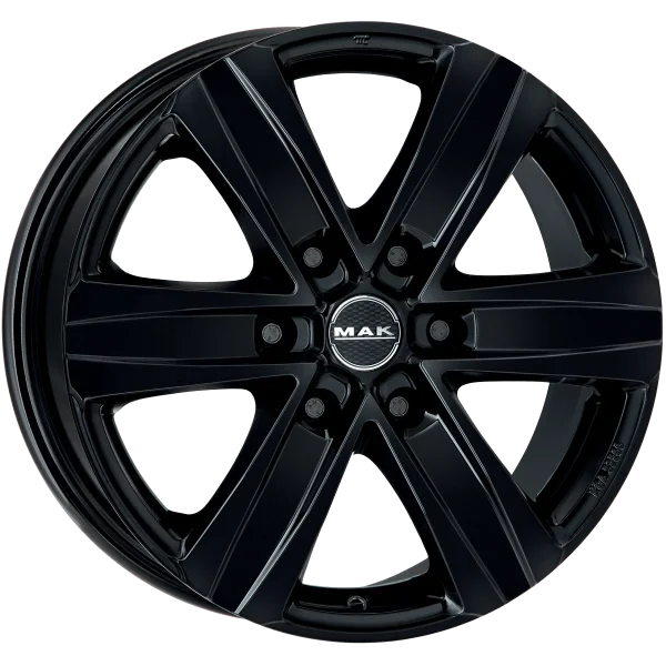 Mak Wheels – STONE6 – Black – 18″x8″ 15mm – All weather Wheels – F80806TGB15VH2X