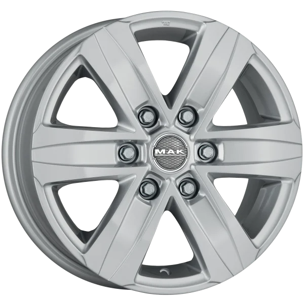 Mak Wheels – STONE6 – Silver – 18″x8″ 15mm – All weather Wheels – F80806TSI15VH2X