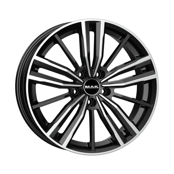 Mak Wheels – VIER – Black – 17″x7″ 38mm – Summer Wheels – F7070VXBM38PE2X