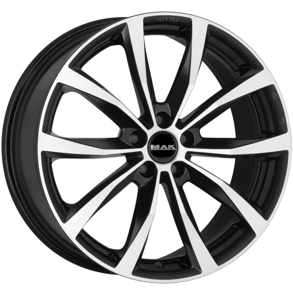 Mak Wheels – WOLF – Black – 16″x6.5″ 35mm – Summer Wheels – F6560WFBM35P
