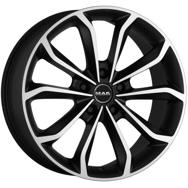 Mak Wheels – XENON – Black – 18″x8″ 40mm – Summer Wheels – F8080XEIB40FF