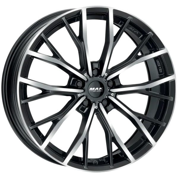 Mak Wheels – priMe-FF – Black – 19″x8″ 27mm – Summer Wheels – F8090PMBM27WS1X