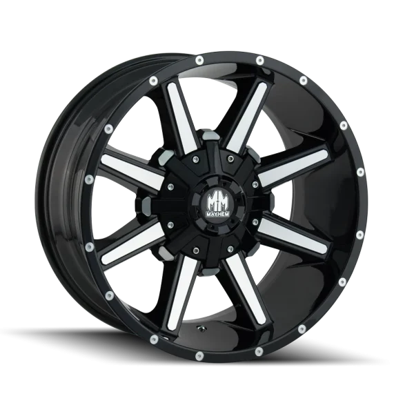 Mayhem – ARSENAL – Black – 17″x9″ -12mm – Summer Wheels – 8104-7956B