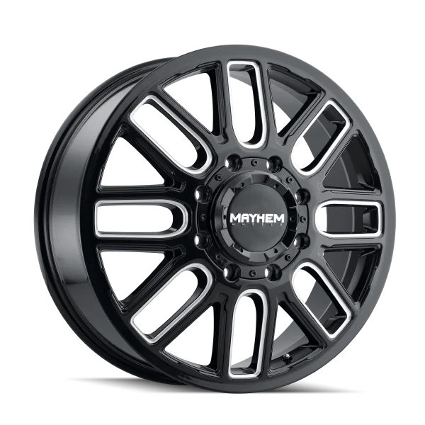 Mayhem – COGENT DUALLY – Black – 20″x8.25″ 115mm – Summer Wheels – 8107D-2881BMF115