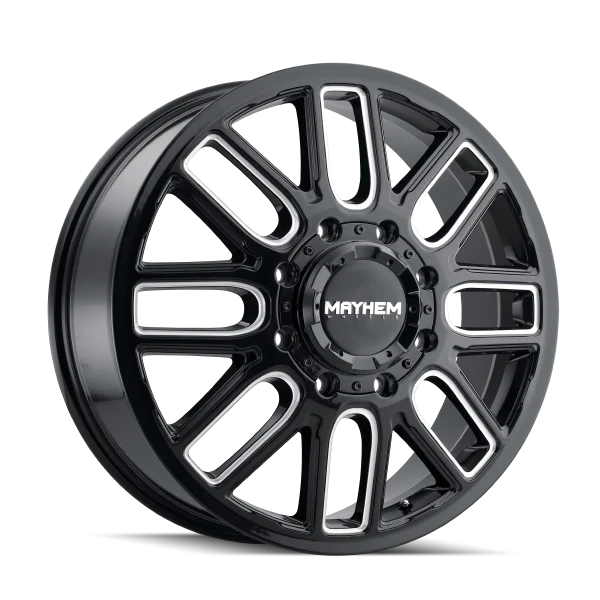 Mayhem – COGENT DUALLY – Black – 20″x8.25″ 115mm – Summer Wheels – 8107D-2870BMF115