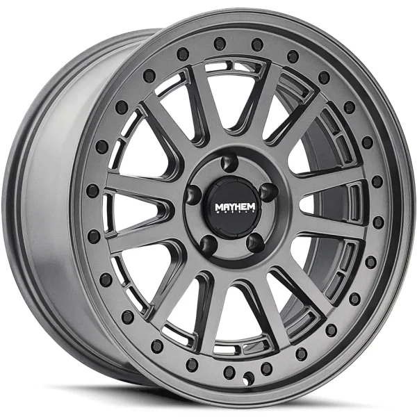 Mayhem – COMPASS – Black – 15″x7″ 15mm – All weather Wheels – 8305-5744MG